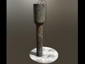 old soviet water tower 3D Model