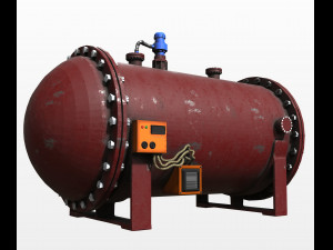 industrial air tank 3D मॉडल