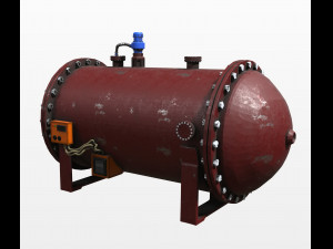 industrial air tank 3D मॉडल