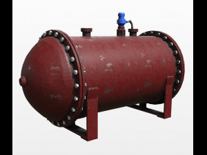 industrial air tank 3D मॉडल