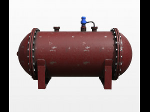 industrial air tank 3D मॉडल