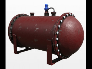 industrial air tank 3D मॉडल