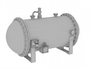 industrial air tank 3D मॉडल