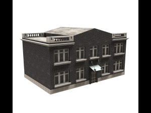 colonial house 3Dモデル