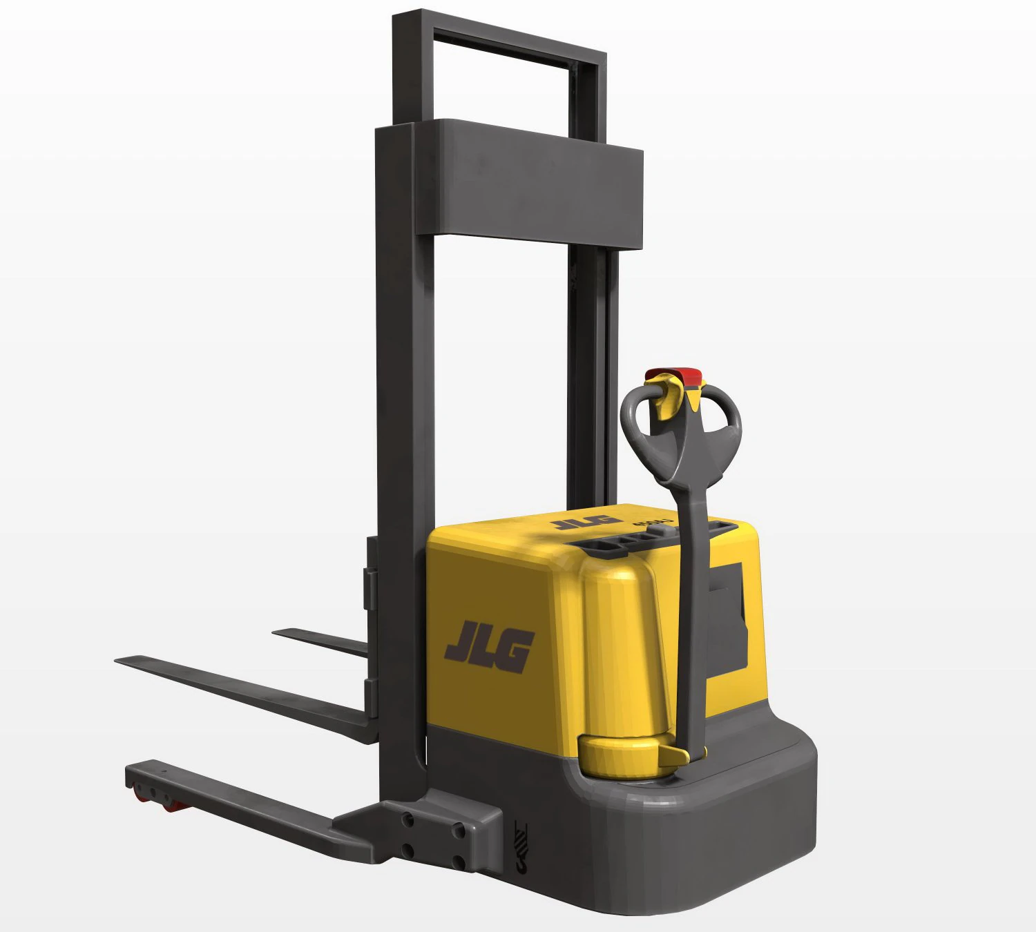 hand pallet truck 3D Model .c4d .max .obj .3ds .fbx .stl .blend 