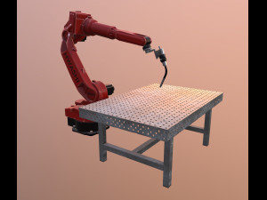 welding robotic 3D मॉडल
