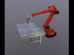 welding robotic 3D मॉडल