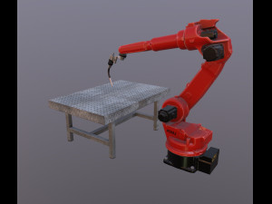 welding robotic 3D मॉडल
