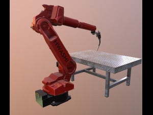 welding robotic 3D मॉडल