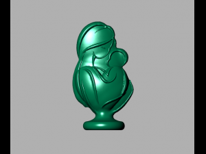Mother and Baby 3D Print Model