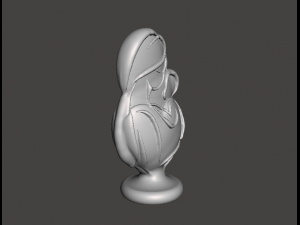 Mother and Baby 3D Print Model