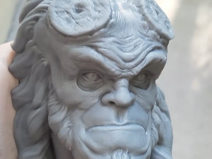 hellboy Modelo de Impressão 3D