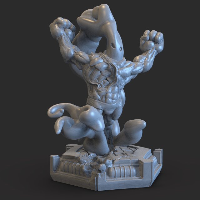 blood monster Modello di stampa 3D .c4d .max .obj .3ds .fbx .stl .blend 