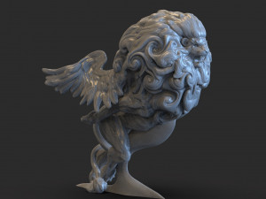 chimera car ornament 3D Print Model
