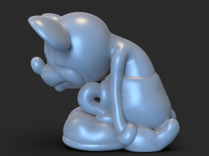 sad mickey Modello di stampa 3D