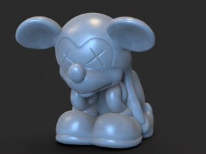 sad mickey Modello di stampa 3D