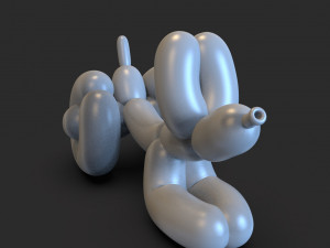 balloon dog 3D Print Model