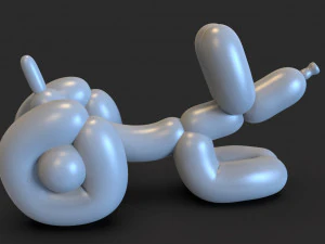 собака повітряна куля 3D Принт Модель