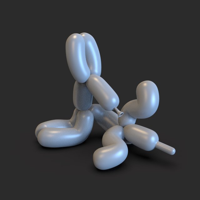 balloon dog2 Model Cetak 3D .c4d .max .obj .3ds .fbx .stl .blend 