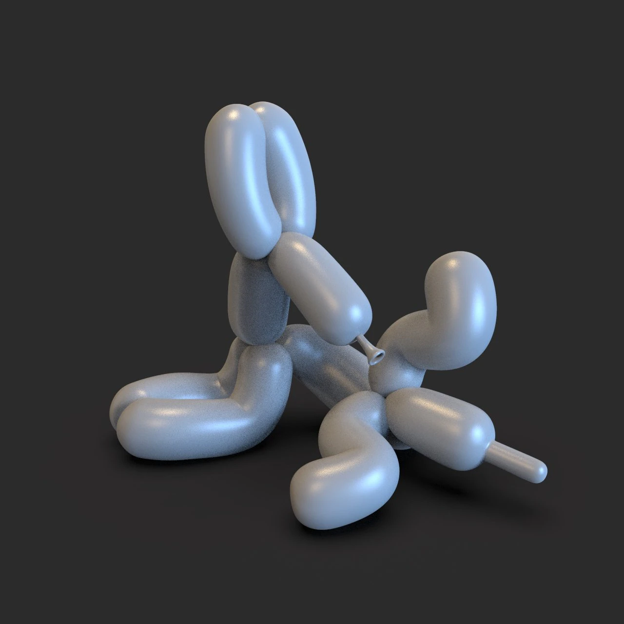 balloon dog2 3D Print Model .c4d .max .obj .3ds .fbx .stl .blend 