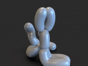 balloon dog2 Model Cetak 3D