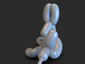 balloon dog2 Model Cetak 3D