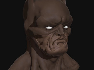 batman bust 3Dプリントモデル