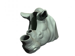 rhinoceros head 3D Print Model