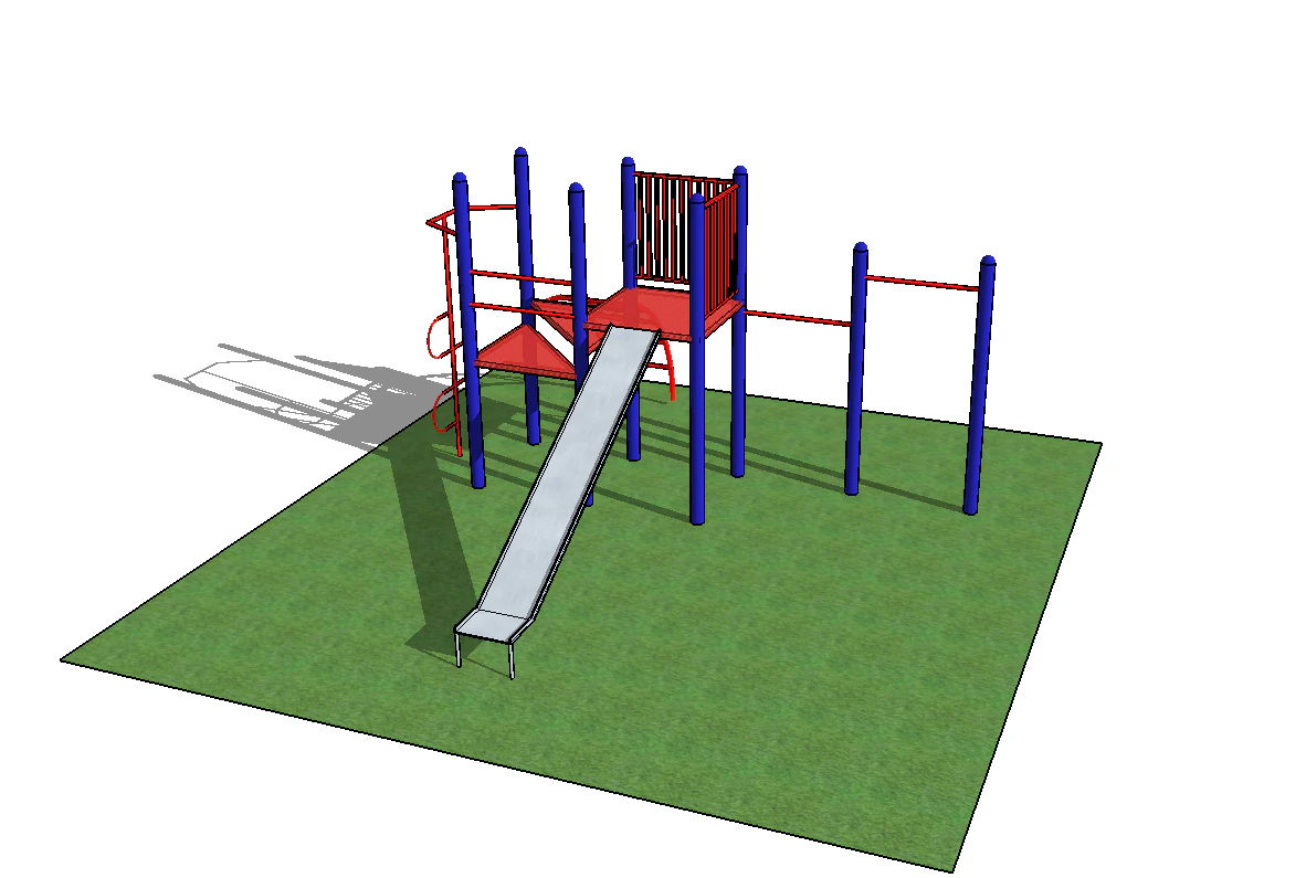 public park type m-3a 3D Model .c4d .max .obj .3ds .fbx .stl .blend 