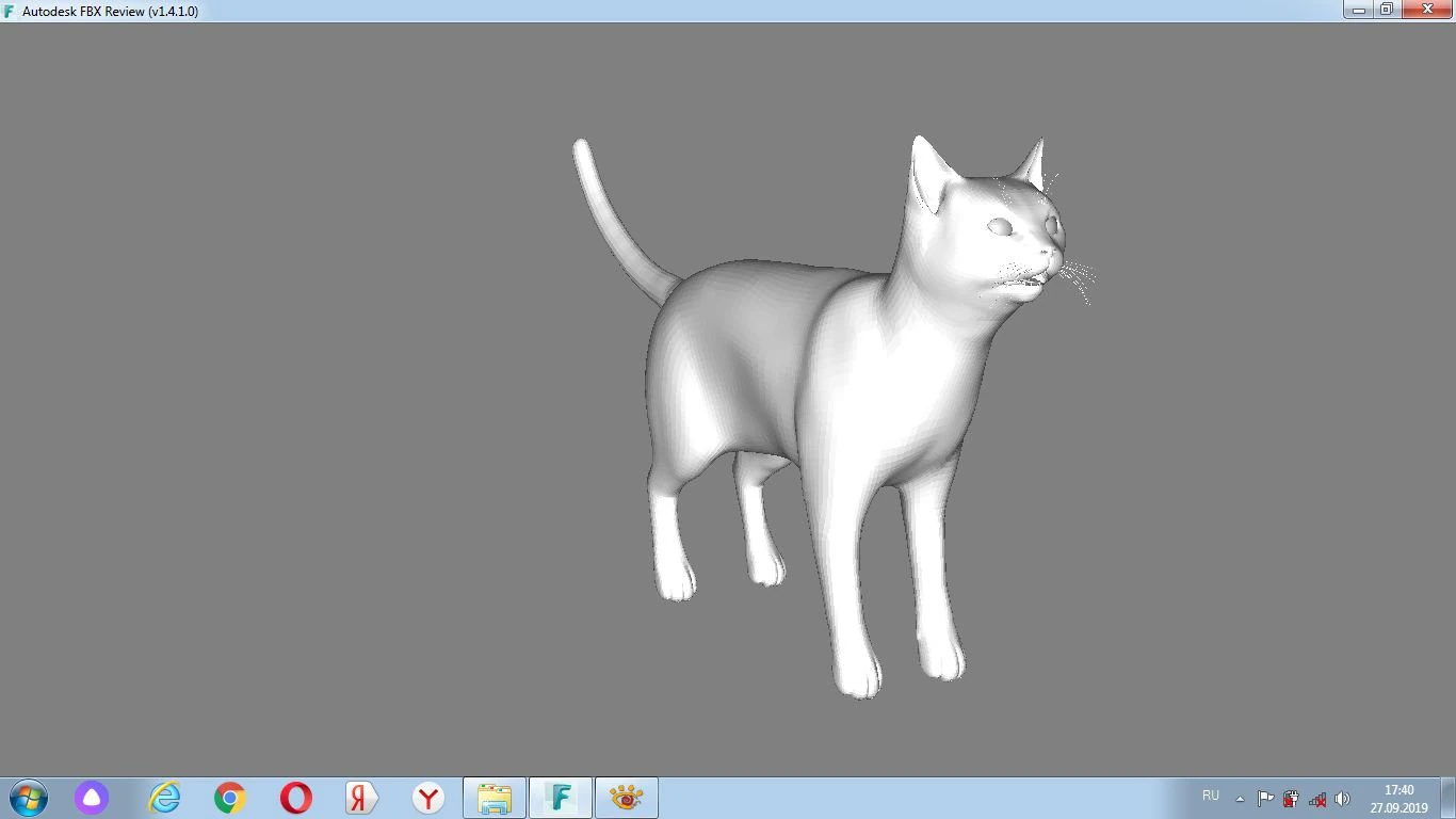 cat pet animal 3D Model .c4d .max .obj .3ds .fbx .stl .blend