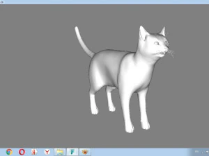 猫のペットの動物 3Dモデル
