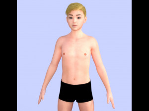 Alens boy for Genesis8Male 3Dモデル