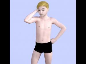 Alens boy for Genesis8Male 3Dモデル