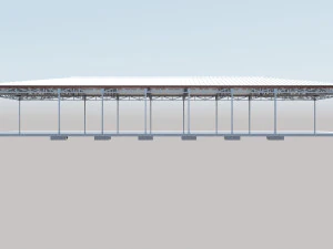 steel roof 3D Model