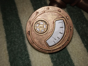 steampunk lamp Modelo 3D
