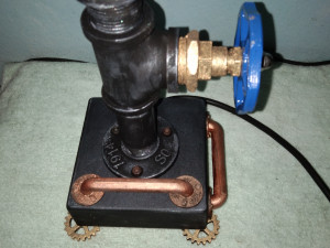 steampunk lamp 3D 打印模型