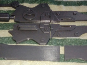 cosplay steampunk sword 3D 프린트 모델