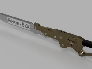 cosplay steampunk sword 3D Print Model