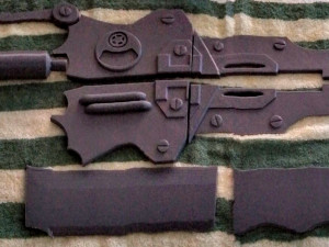 cosplay steampunk sword 3D Baskı Modeli