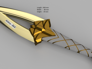 league of legends akali dagger 3D 프린트 모델