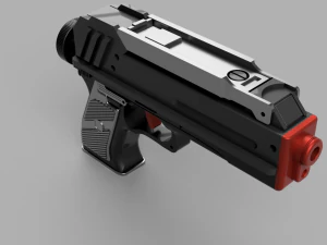 स्टार-वॉर्स स्टॉर्म-ट्रूपर हैंड-ब्लास्टर 3D प्रिंट मॉडल