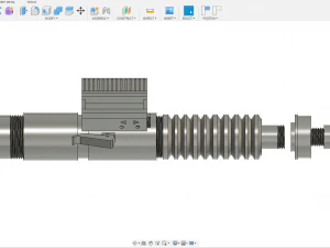 ल्यूक स्काईवॉकर लाइटसेबर 3D प्रिंट मॉडल