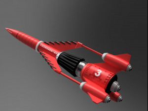 thunderbird 3 3D Принт Модель