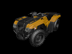 honda fourtrax 4x4 Modello 3D