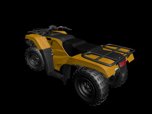 honda fourtrax 4x4 3D मॉडल