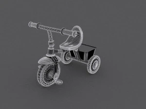 Kids tricycle 3D Model