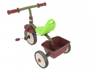 Kids tricycle Model 3D