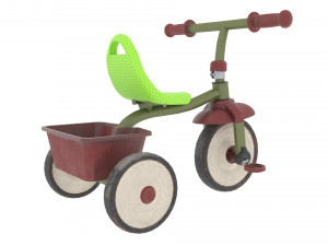 Kids tricycle Model 3D