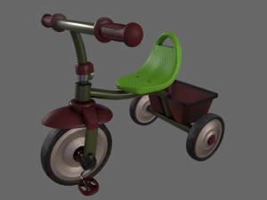 Kids tricycle Model 3D
