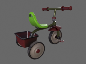 Kids tricycle Model 3D